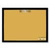A black and gold board with the words " my class room !" written on it.